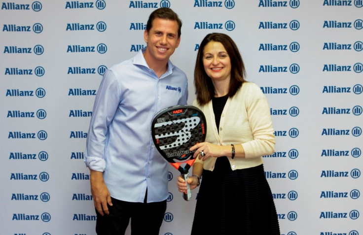 Allianz patrocinará al mejor jugador de pádel español, Paquito Navarro 